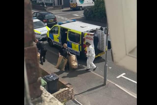 Police raided a cannabis factory in North End