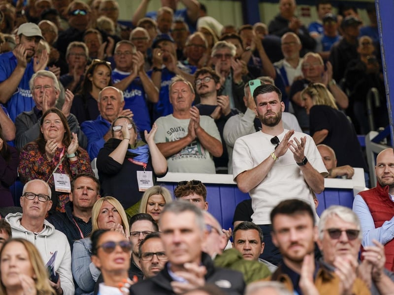 The Pompey fans were delighted to be back at Fratton Park following a two-week break.