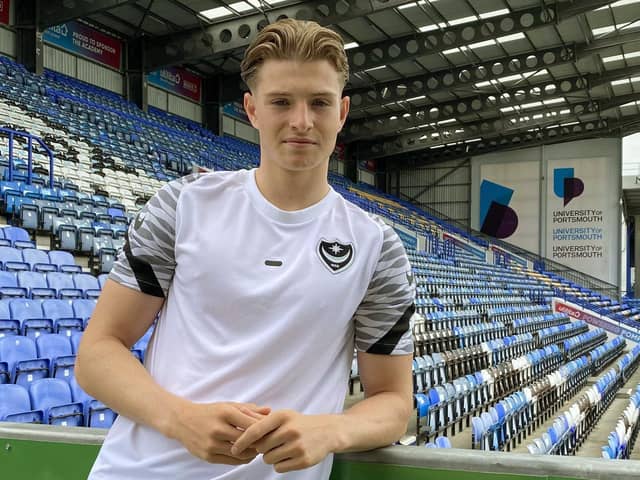 Liam Vincent spent eight months on the treatment table following his Pompey arrival.    Picture: Portsmouth FC