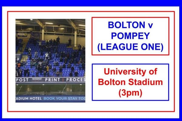Everything you need to know ahead of Pompey's trip to Bolton.