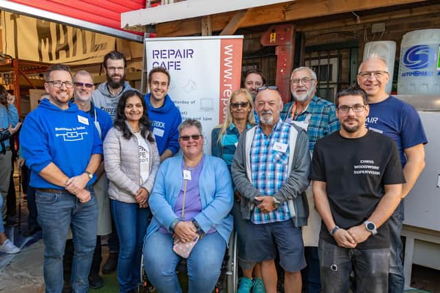 The team of volunteers at the Gosport Repair Cafe. Picture: Mike Cooter (081022)