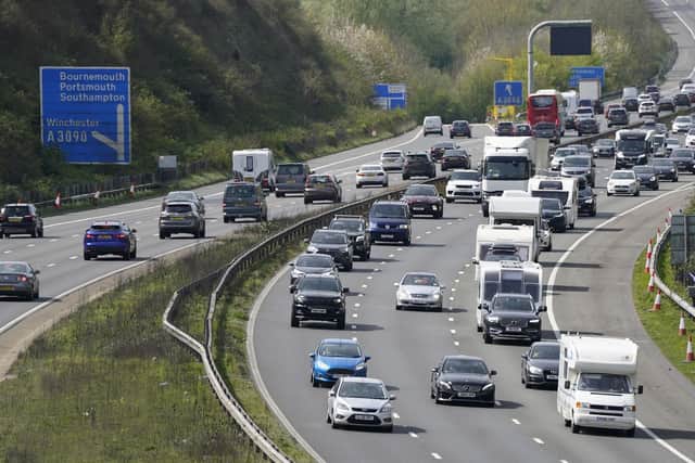 Drivers on the M3 were held up for a "horse transfer".