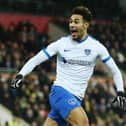 Andre Green celebrates his goal at Norwich in the FA Cup. Picture: Joe Pepler