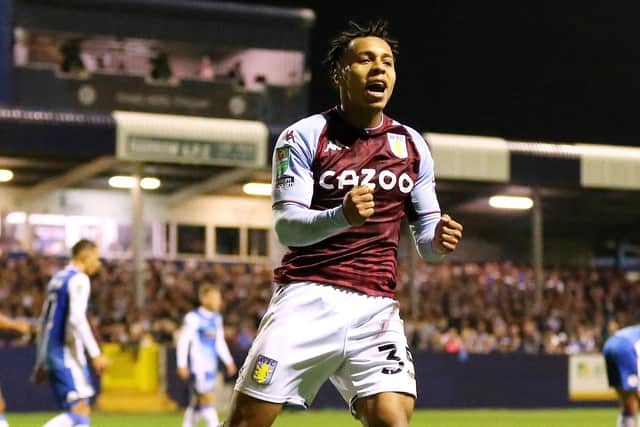 Aston Villa's Cameron Archer. Photo by Lewis Storey/Getty Images)