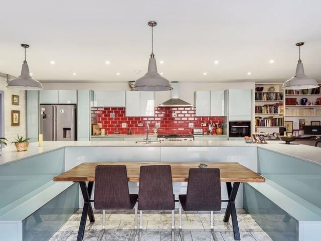 This two-bedroom detached house, situated in a Grade II listed building, is on the market at a guide price of £1,250,000. It is listed by Taylor Hill & Bond, Titchfield.