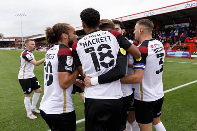 Pompey's players have come under fire this season. Picture: Daniel Chesterton/phcimages.com
