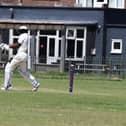 Desron Spring struck his fourth Hampshire League century of 2023 for Rowner against Fareham & Crofton
Picture: Sam Stephenson.