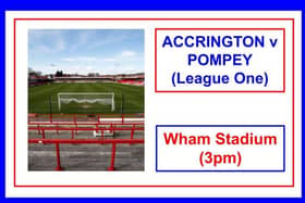 All the key details as Pompey make the trip to Accrington Stanley today.