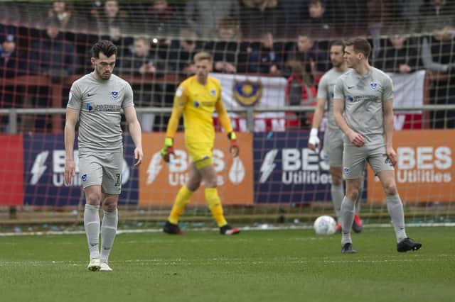 Pompey fell to defeat at Fleetwood. Photo by Daniel Chesterton/phcimages.com