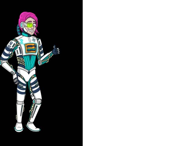 Meet Aqua, the new recruit encouraging schools to sign up for Solent Coding Day. Picture – supplied.