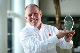 Dave MacAskill runs A1 Print Services and they have donated their services to engrave The News' Business Excellence Awards trophies. Dave is pictured at Lakeside, North Harbour
Picture: Chris Moorhouse (jpns 240521-14)
