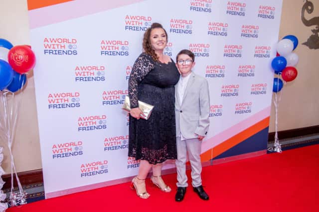 After three years of Covid, the A World With Friends prom was back at Portsmouth Guildhall on Wednesday 1st June 2022
Pictured: Maxine McGee and Luca Rex 12
Picture: Habibur Rahman