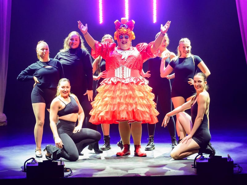 Pictured is: Jack Edwards Panto Dame with the Kings School of Performing Arts Picture: Keith Woodland (080921-19)