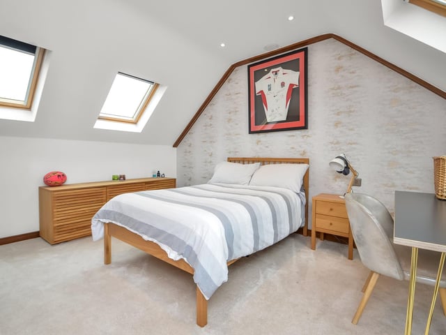 One of the bedrooms