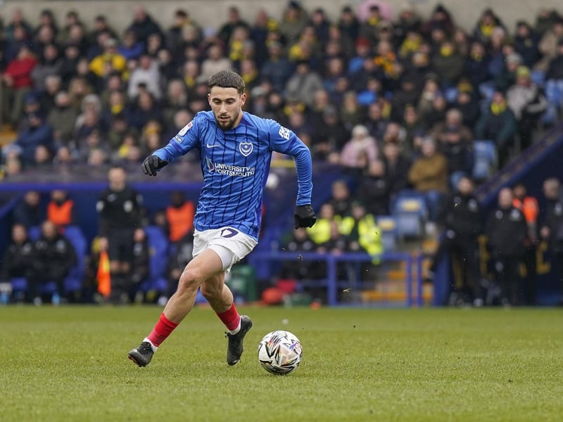 (Replaced by Terry Devlin on 54 mins) Hasn’t quite hit his stride for Pompey yet since Sunderland switch. Plenty of effort and work-rate, but nothing seems to be coming off at present,