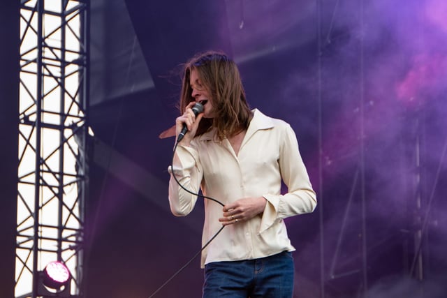 The Isle Of Wight Festival in Seaclose Park 2022. Pictured is: Blossoms. Picture: Emma Terracciano.