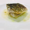 Mackerel, celeriac, apple and fennel seeds, by Lawrence Murphy