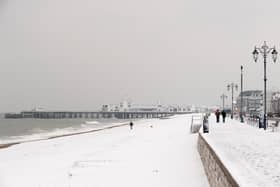 Southsea seafront and pier covered in snow back in 2018. 
Picture: Keith Woodland