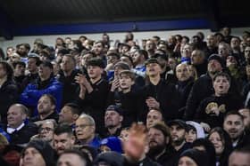 The Pompey fans were in fine voice throughout the top-of-the-table encounter at Fratton Park