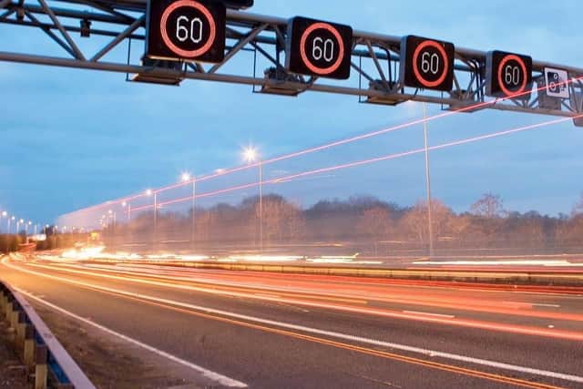 Here is what a smart motorway looks like