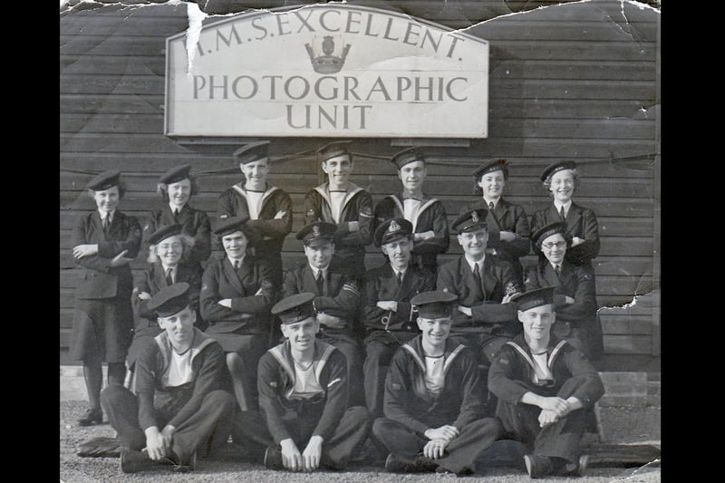 HMS Excellent photographic team.