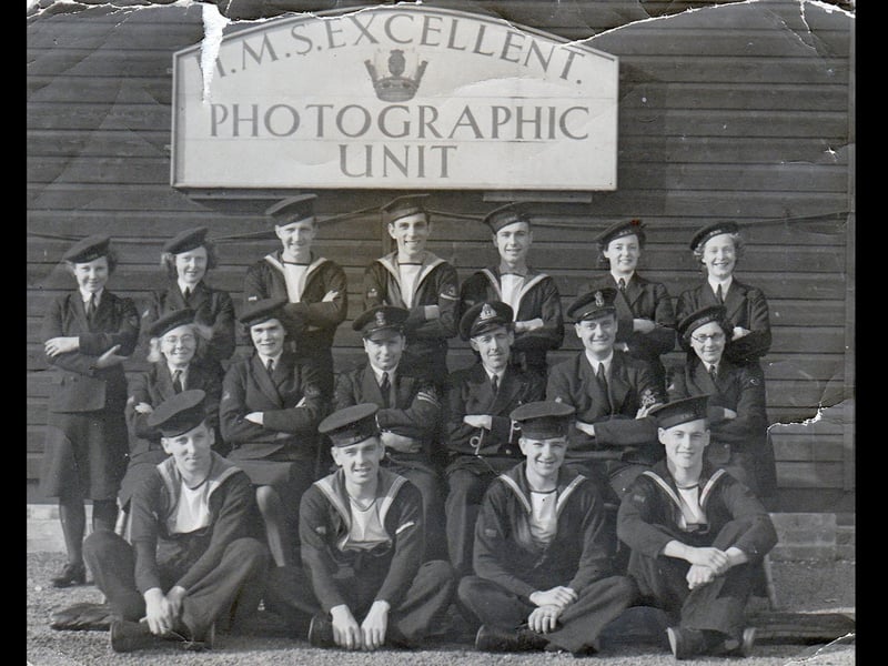 HMS Excellent photographic team.