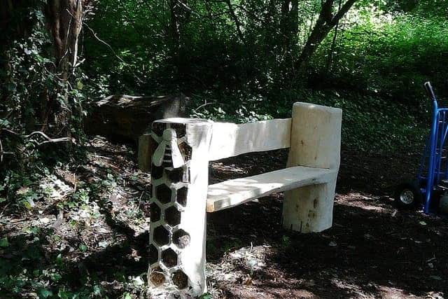 The finished bench