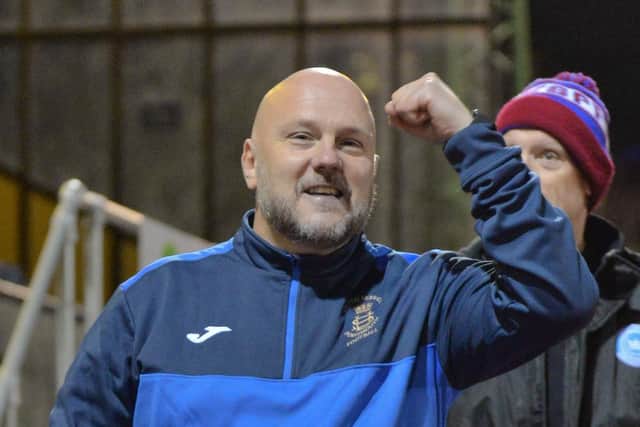 Glenn Turnbull is leaving US Portsmouth to take over as manager at Moneyfields. Picture: Martyn White.