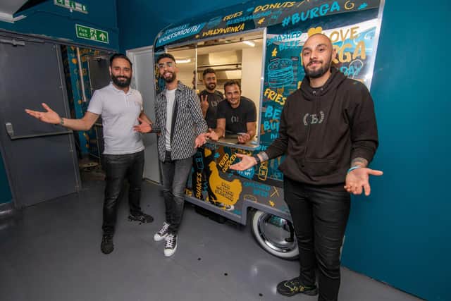 Pictured: Staff Riaz Uddin, Owner Yaqub Ahmed, Daman Berham, Nuno Alves, Ivo Enchev at Burga, Willis Road, Portsmouth
Picture: Habibur Rahman