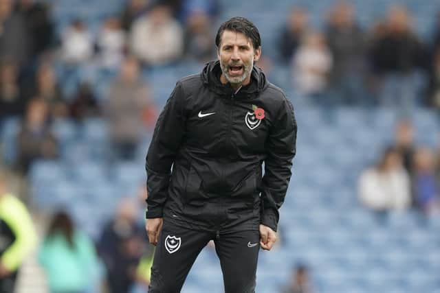 Pompey boss Danny Cowley found it tough to break down Shrewsbury at Fratton Park today.