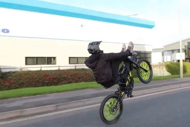 Electric dirt bike riders in Penner Lane, Havant. Picture: Boris & Lonny/YouTube