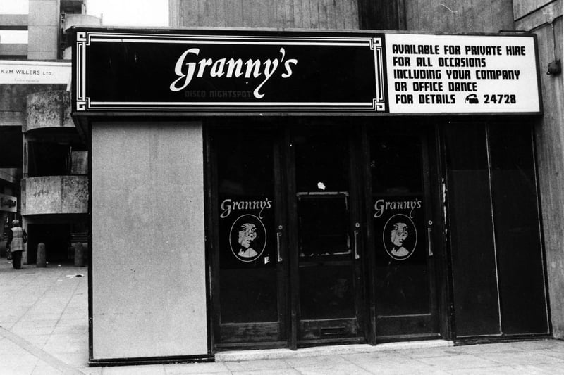 Granny's also went by the names of Tricorn Club and Basins over the years - and the likes of Marc Bola, Slade and more played shows at the venue.