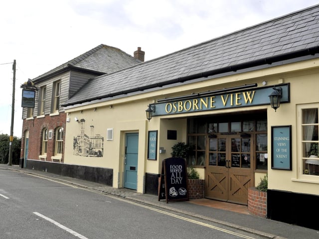 The Osborne View in Hill Head Road, Fareham has a large beer garden.