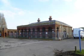 The former police barracks in Haslar Gunboat Yard. Picture: Historic England