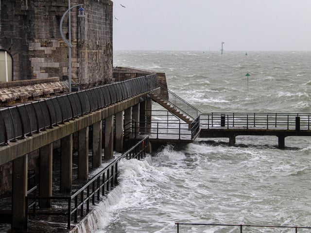 Storm in Southsea and Old Portsmouth. Picture: Habibur Rahman