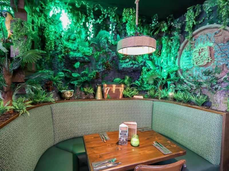 The restaurant has been designed to look like Tortuga, a island off Haiti, where pirates used to congregate.