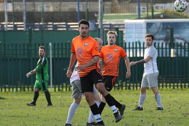 Watersedge (white) v Jubilee Reserves. Picture: Kevin Shipp