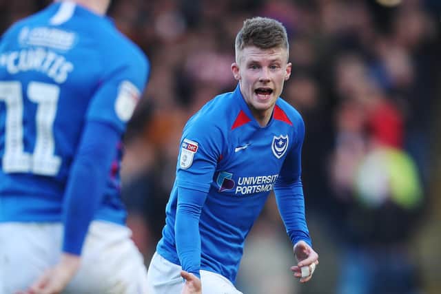 Pompey midfielder Andy Cannon
