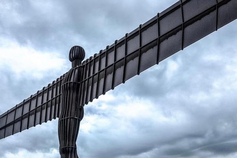 The Angel of the North, Gateshead, was 26th on 11%.