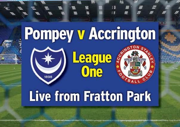 Pompey entertain Accrington on the final day of the season at Fratton Park