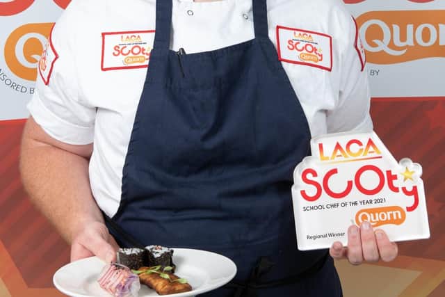 Alex Moody, a chef at Park Community School