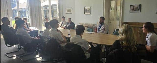 Purbrook Park Pupils participate in the Careers Week Business Management Talk