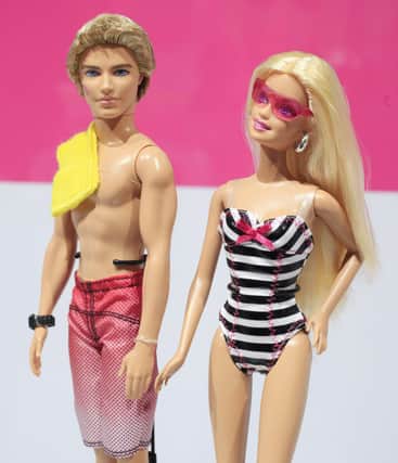Barbie and Ken dolls from Mattel.