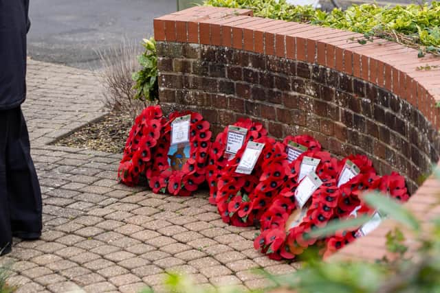 Wreaths were laid at the Remembrance Sunday service in Gosport. Photo by Matthew Clark