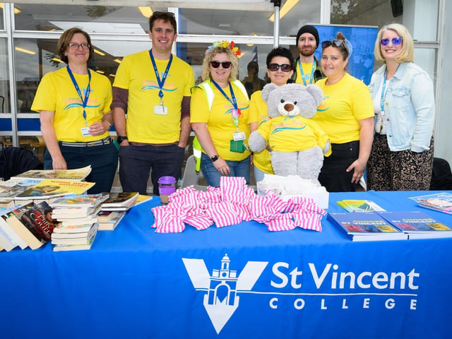 Pictured is: Staff at St Vincents College
Picture: Keith Woodland (080621-4)