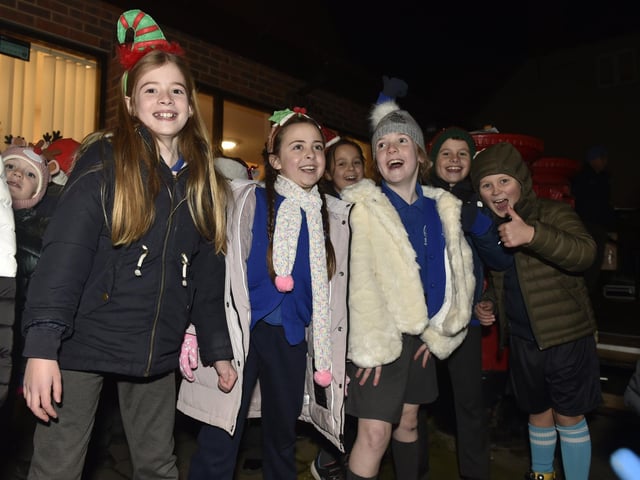 Emsworth Christmas lights were switched on in St Peter's Square on Friday, December 1, 2023.
Picture: Sarah Standing