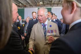 Picture: Prince of Wales greeting people on board the HMS Queen Elizabeth

Picture: Habibur Rahman