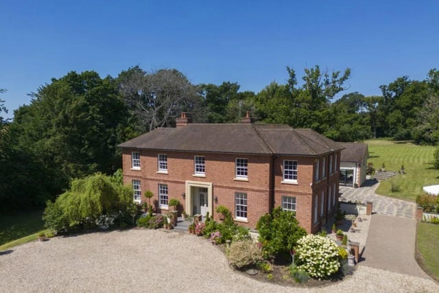 This property comes with six bedrooms, six bathrooms and four reception rooms as well as a gorgeous garden.