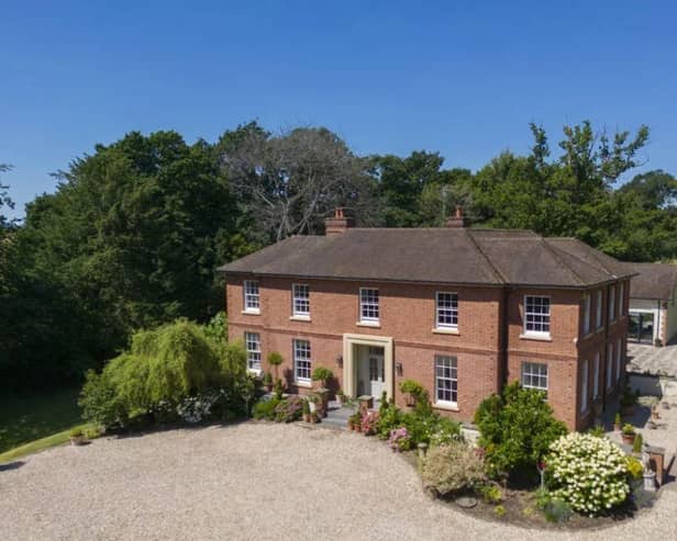 This property comes with six bedrooms, six bathrooms and four reception rooms as well as a gorgeous garden.