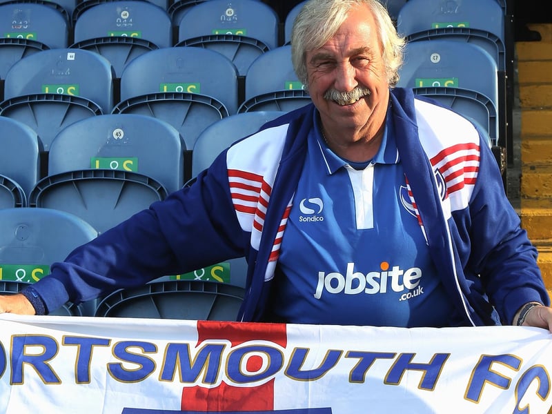A Pompey fan prior to the play-off semi-final with Plymouth at Fratton Park in May 2016. Photo by Harry Murphy/Getty Images